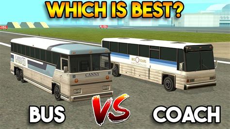 GTA SAN ANDREAS BUS VS COACH ! .